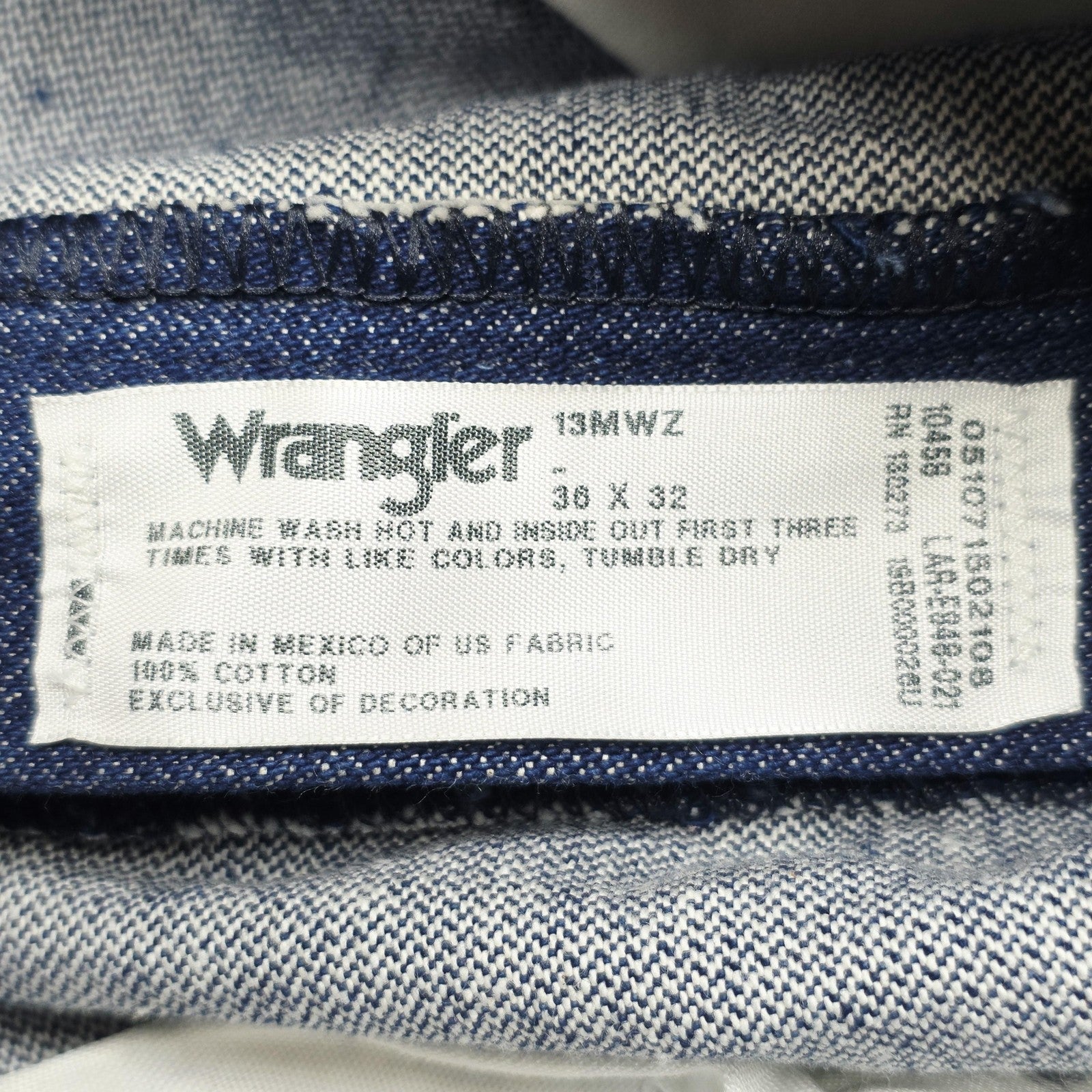 Wrangler 13MWZ Jeans Cowboy Cut Straight Leg Men's 36x32