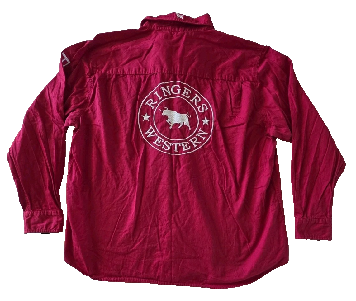 Ringer Western The Signature Jillaroo Loose Fit Long Sleeve Shirt Ladies Size 22