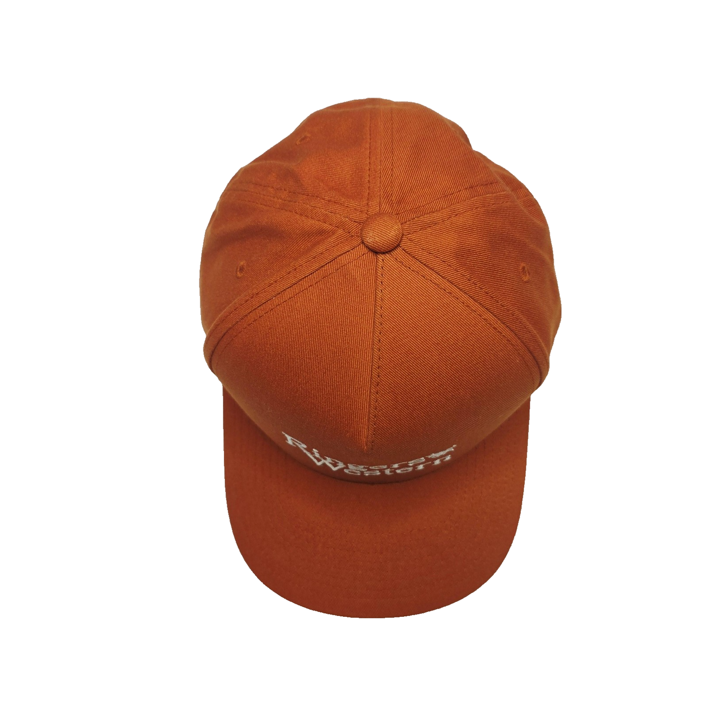 Ringers Western Hat Cap Snap Back Orange Logo Embroidered Women's Twill Western