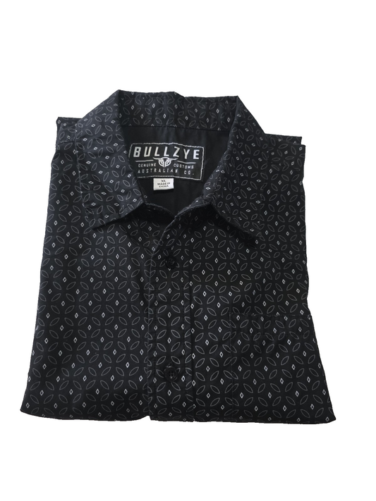 Bullzye Western Short Sleeve Mens Shirt Size XL