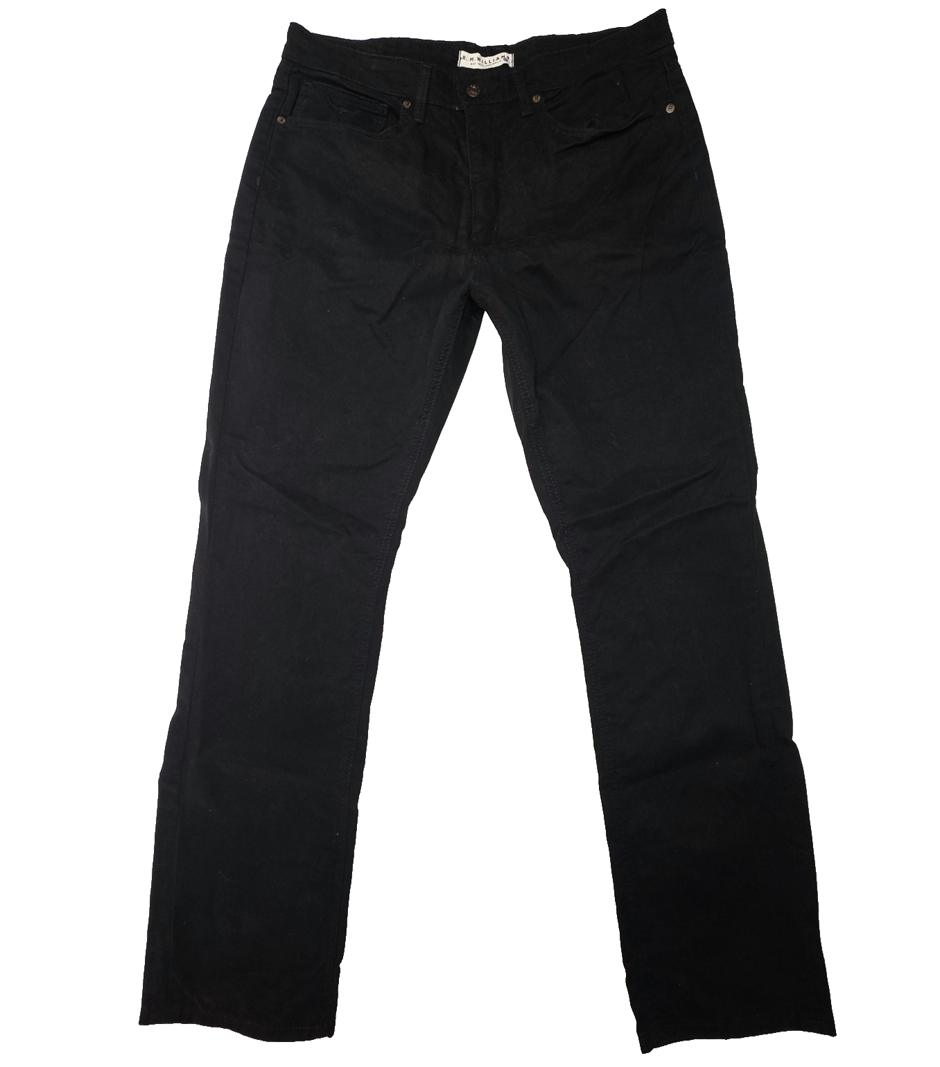 R.M. Williams Jeans Men's 36x32 Black Straight Regular Stretch Denim TJ275XD0201