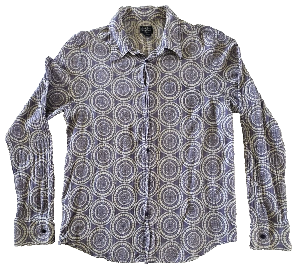 Earl Jean USA Men's Long Sleeve Shirt Size XL