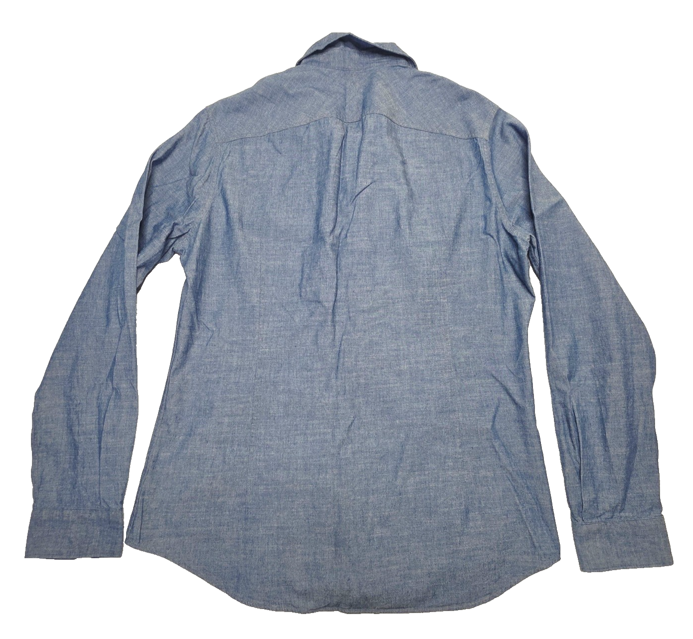 R.M. Williams Shirt Women's XL Blue Long Sleeve Snap Chambray Western Cotton