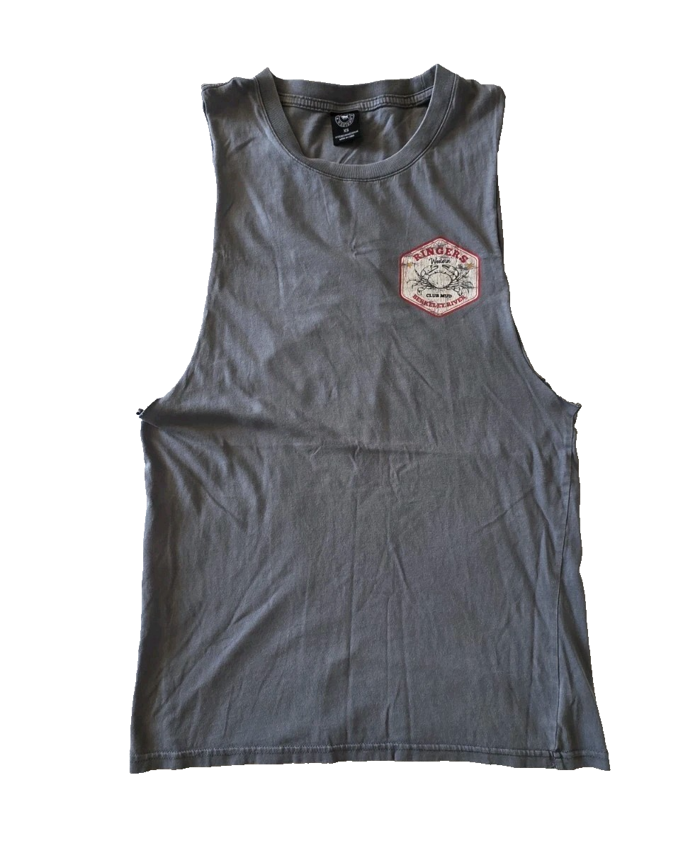Ringers Western Club Mud Berkeley River Muscle Tank Mens Size XS