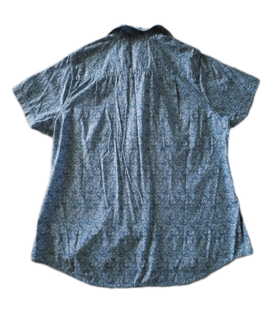 R.M Williams Stockyard Regular Fit Short Sleeve Ladies Western Shirt Size 16