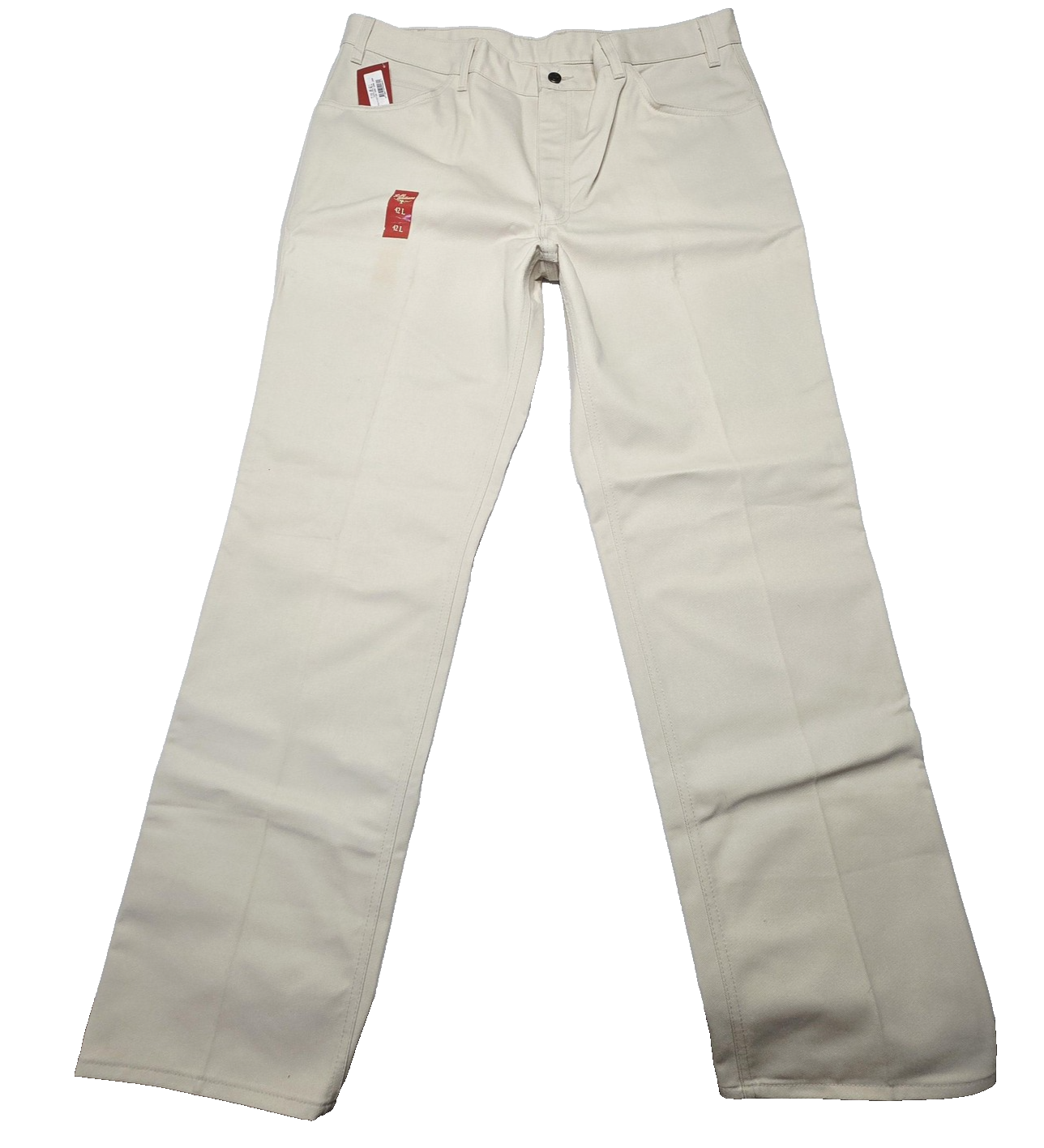 R.M. Williams Jeans Men's 42L Beige Classic Poly Cotton Easy Care Denim TJ191