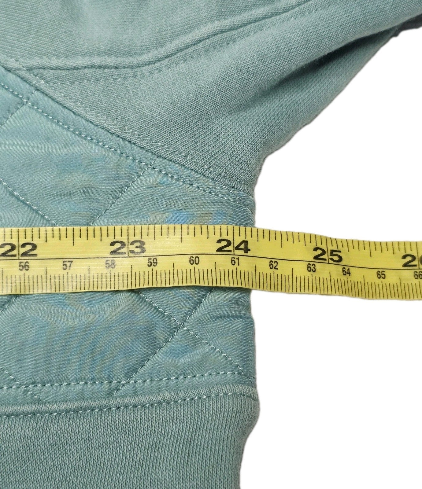 Ringers Western Jumper Women's 16 Green Quilted Fleece High Neck Pullover Top