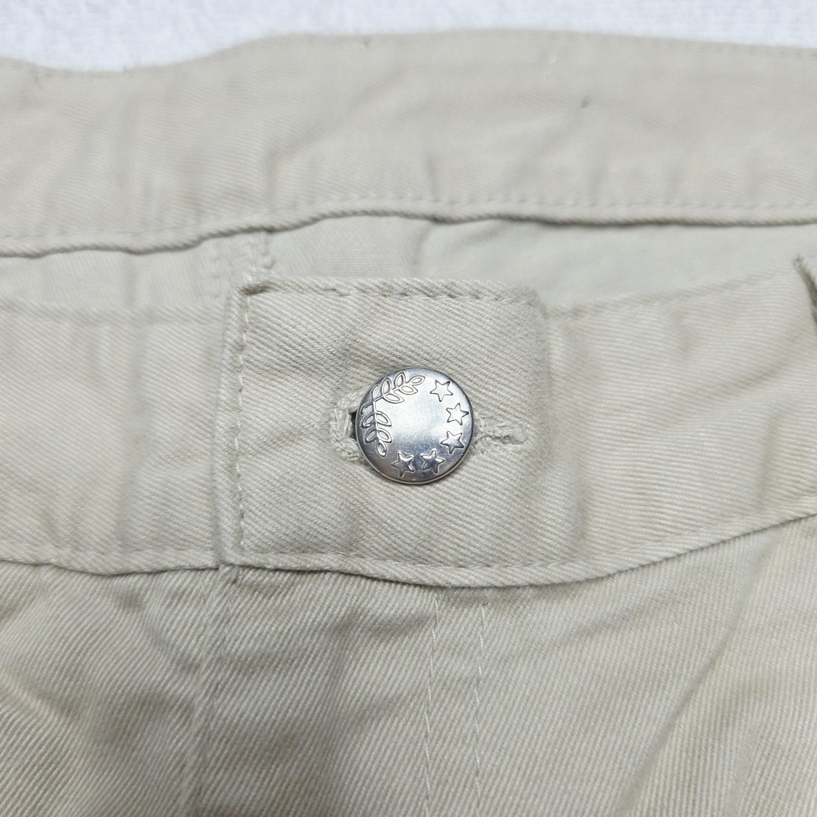 R.M. Williams Pants Men's 42R Beige Chino Regular Cotton Denim Casual TJ780