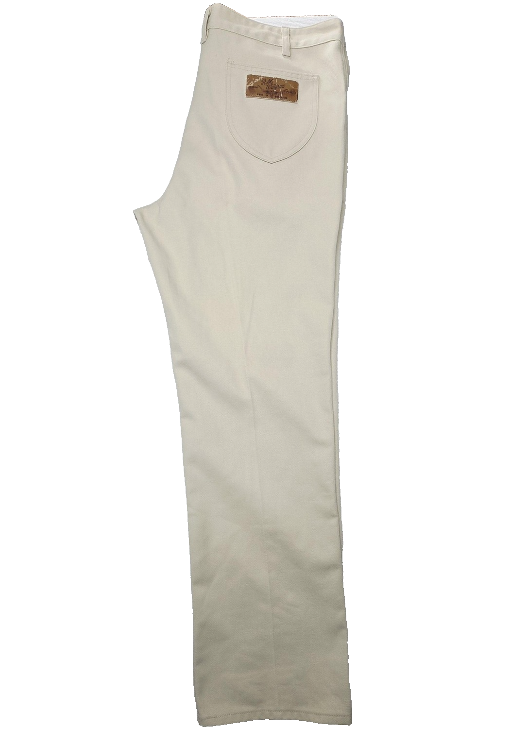 R.M. Williams Jeans Men's 42x32 Beige Straight Classic Cotton Blend TJ191