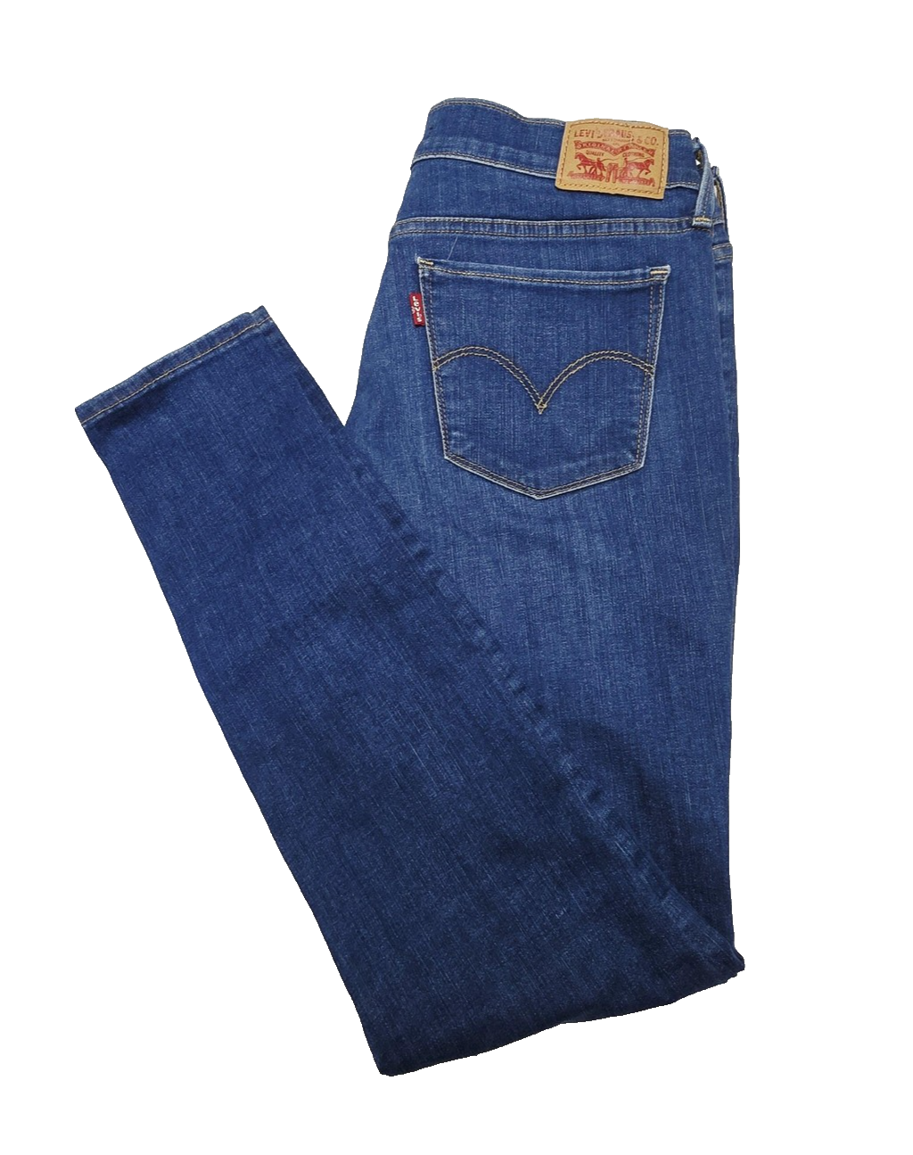 Levi's Jeans Women's 30x30 Blue 710 Super Skinny Mid Rise Stretch Denim Slim Fit