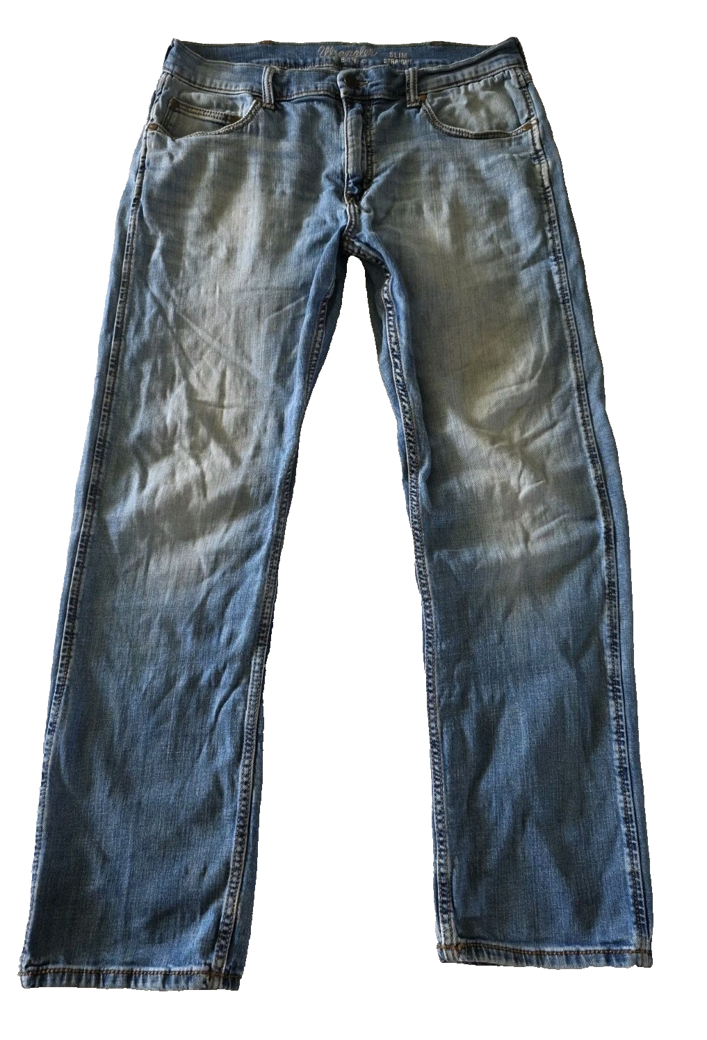 Wrangler Retro Slim Straight Jeans Mens Size 35 x 33