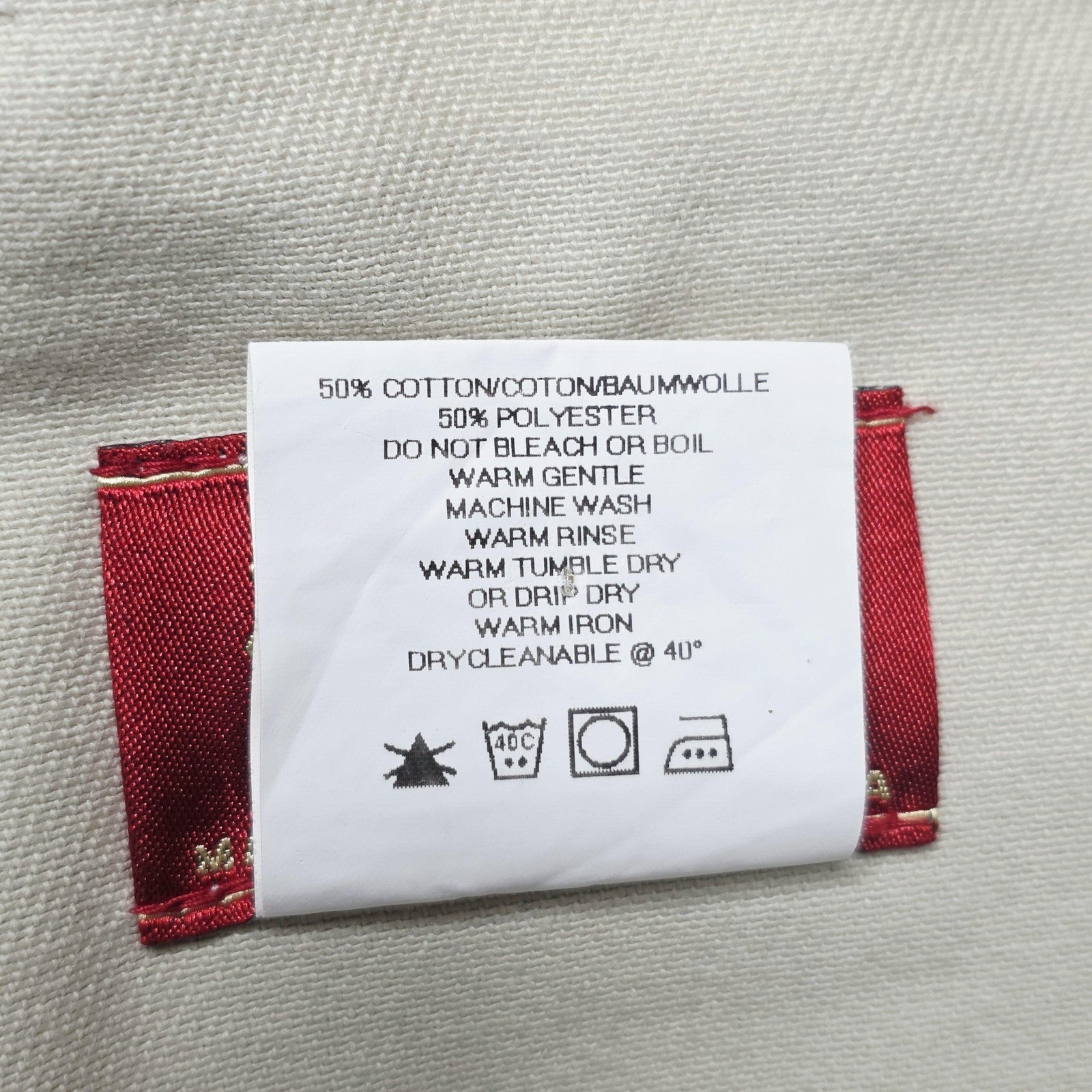 R.M. Williams Jeans Men's 42x32 Beige Straight Classic Cotton Blend TJ191