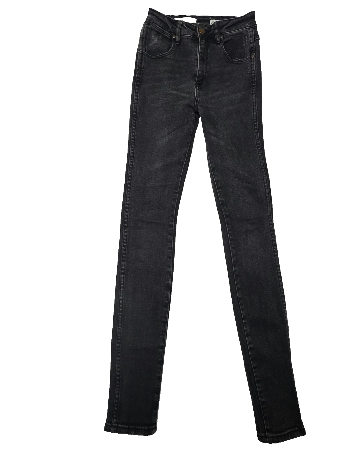 Wrangler Jeans Women's 10 Grey Hi Twiggy Skinny Stretch Denim High Rise