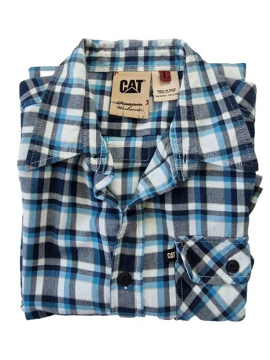 CAT premium Workwear Mens Short Sleeve Shirt Size L.