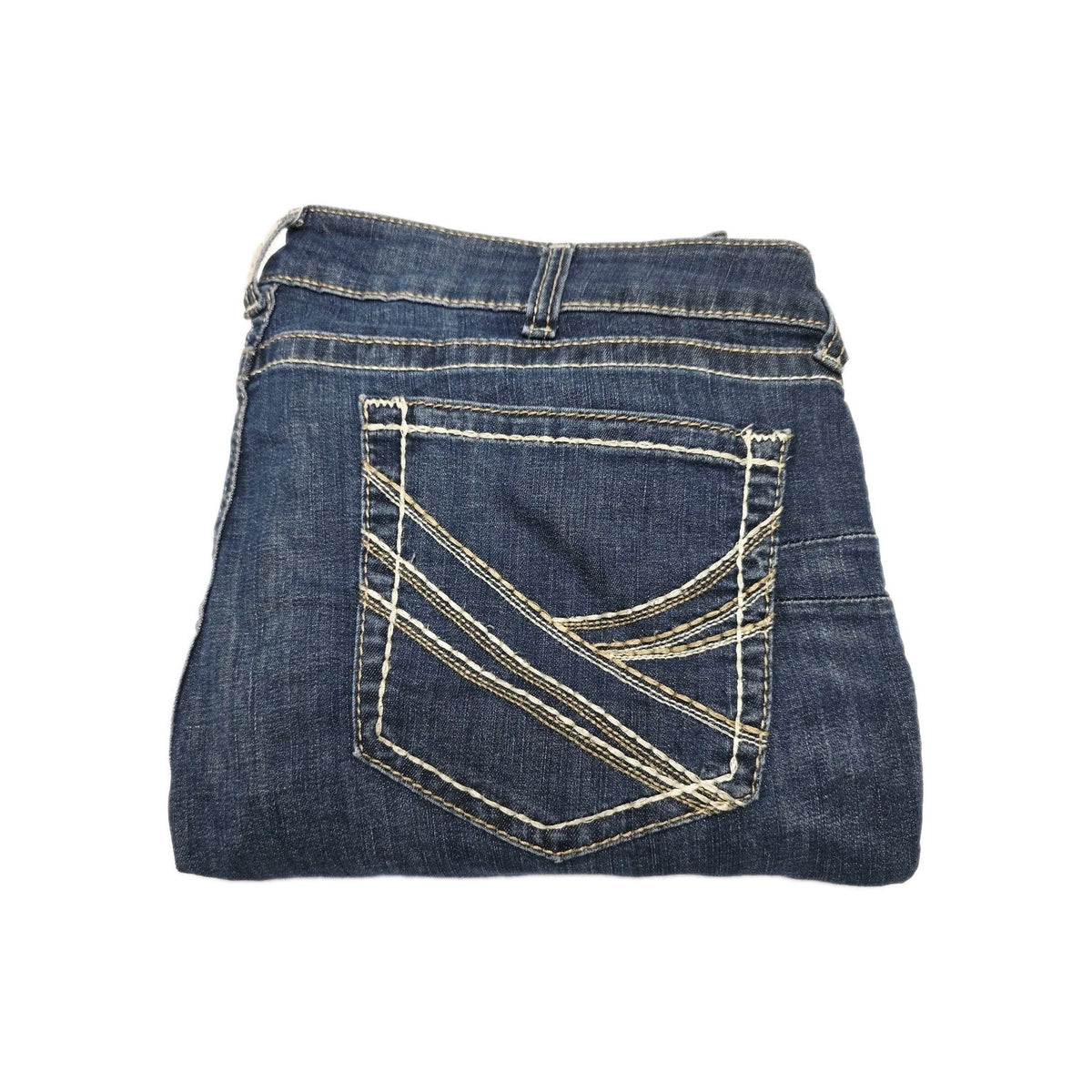 Ariat R.E.A.L. Perfect Rise Boot Jeans Woman's 24 Plus Blue Stretch 44x33
