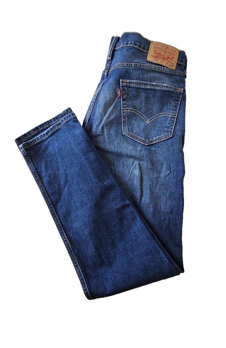Levi's 511 Slim Fit Jeans in Dark Stonewash Mens Size 34 x 34